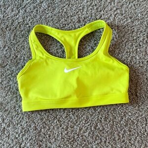 Nike Neon Yellow Sports Bra